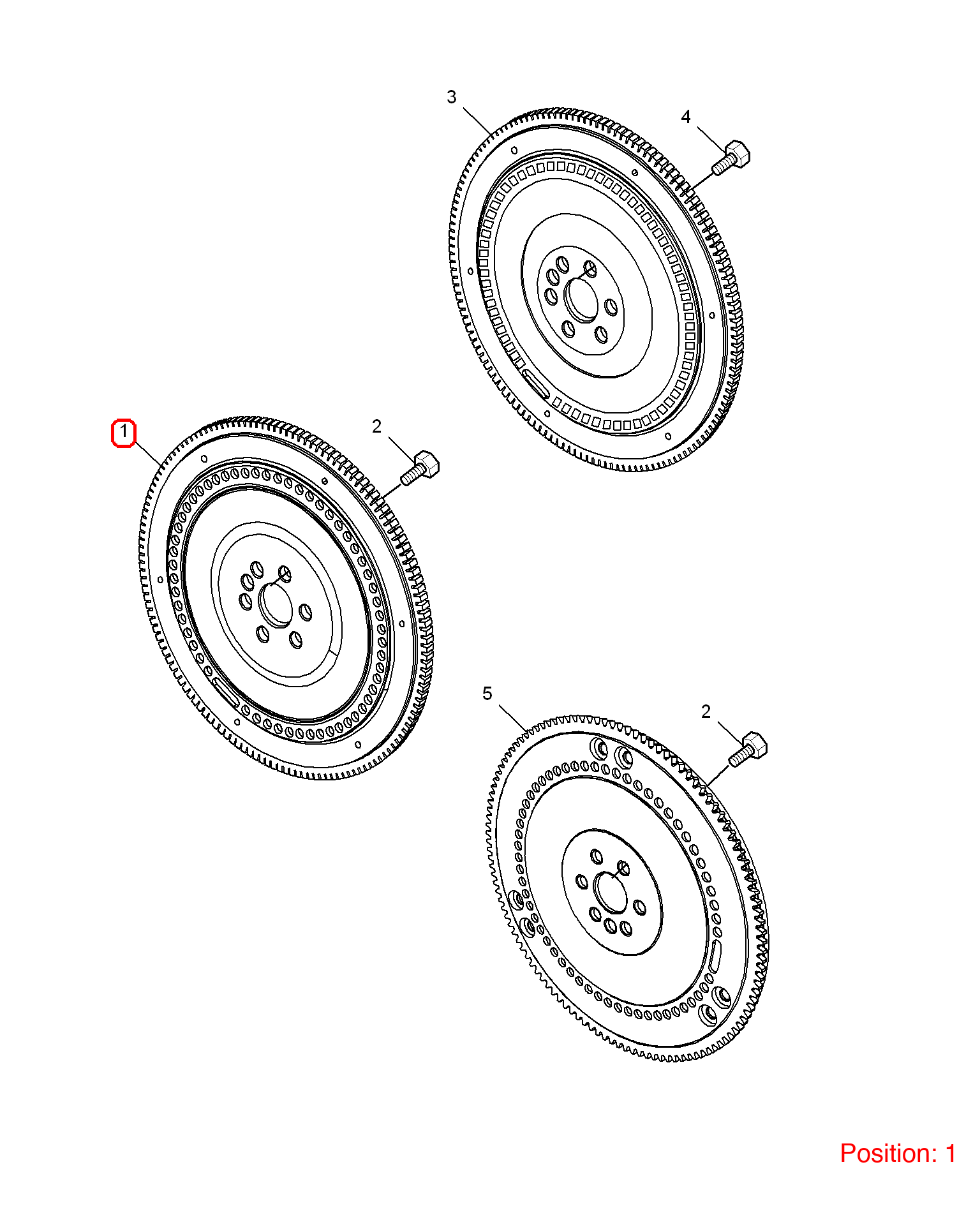 MG Flywheel OEM PSD90034B FOR MG6 MG550 PSD90034B-MG_OEM