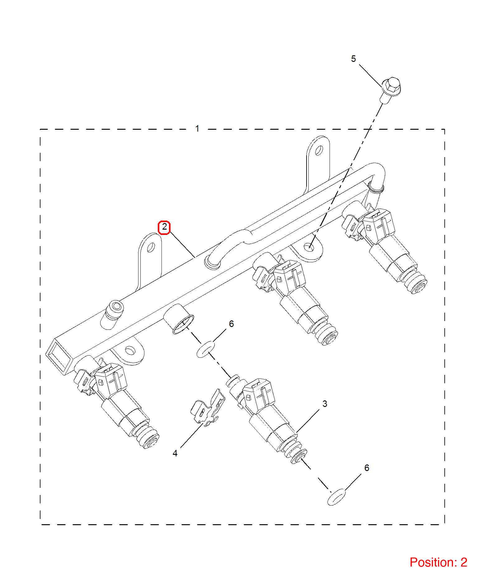 MG Fuel distribution pipe OEM RAL300005 FOR MG3 MG350 MG5 RAL300005-MG_OEM
