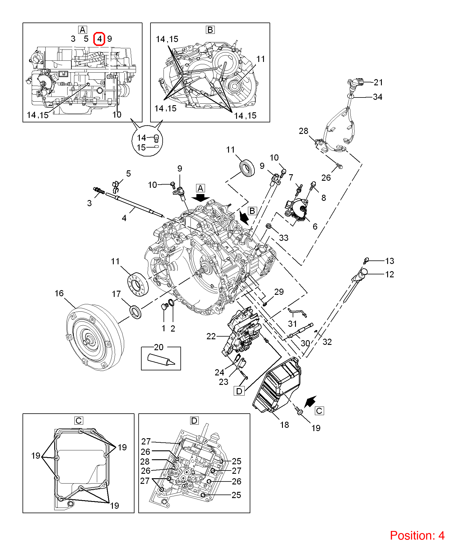 MG Transmission Breathing Vent OEM TGZS0020A FOR MG6 MG550 MG350 MG5 MG750 MG TGZS0020A-MG_OEM
