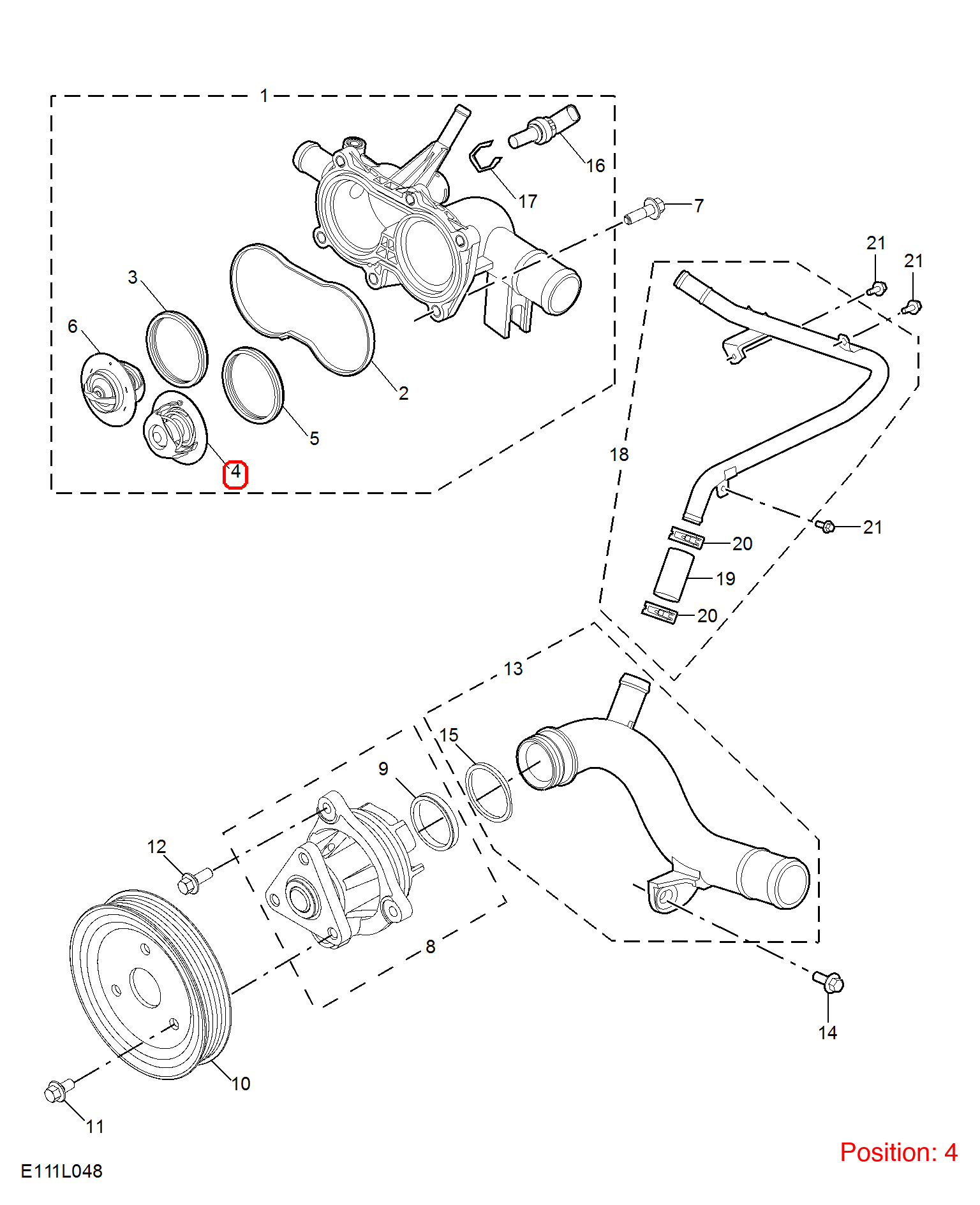 MG Thermostat OEM THM200001 FOR MG3 MG350 MG5 MG THM200001-MG_OEM