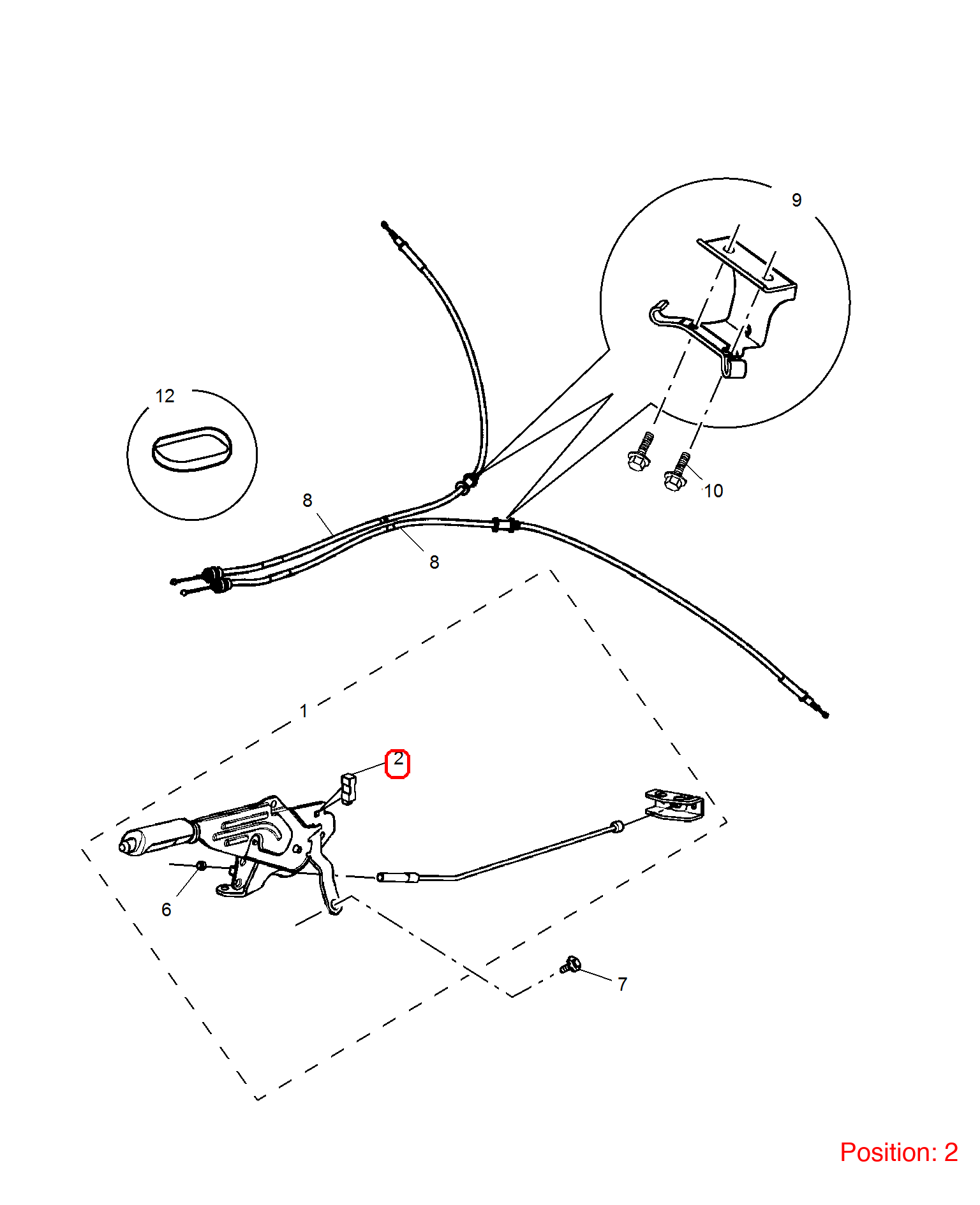 MG Handbrake lever OEM XLBS0010A FOR MG6 MG550 MG750 XLBS0010A-MG_OEM